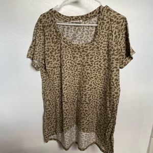 Boutique Animal Print Tee